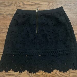 Elegant Black Lace Skirt